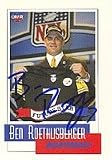 Ben Roethlisberger, Pittsburgh Steelers Autographed Card
