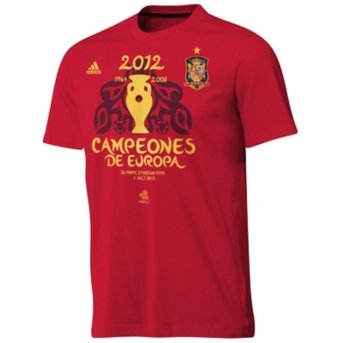 ADIDAS SPANIEN FEF WINNER TEE EURO EM 2012 FINALE T-SHIRT Gr. XL