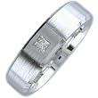 Princess Cut Diamond, 14Kt. White Gold. Diamond Comfort-Fit Wedding Band