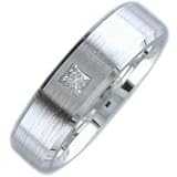 Princess Cut Diamond, 14Kt. White Gold. Diamond Comfort - Fit We...