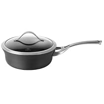 Calphalon JR8782-2P Contemporary Nonstick 2-1/2-Quart Shallow Saucepan with Lid