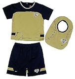San Diego Padres Infant Two Piece Short Set with Bib