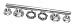 Hub Axle Set Front Wald #188 5/16X24 Wald