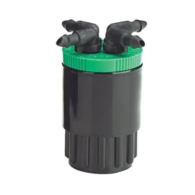 4 Pack of Raindrip+ Green Bubbler 20 GPH, 1 2-inch Riser by