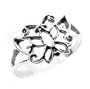 Sterling Silver Dainty Openwork Butterfly Ring(Sizes 6,7,8,9)