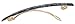 France Luxe Long and Skinny Barrette - Splash Garden Blue/Green