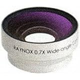 Raynox DVM-700 0.7x Ultra-Compact Wideangle Snap On Lens for 30mm Lenses, With Adapters For 37mm and 30.5mm