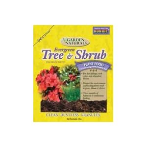 Bonide 7107 4-Pound Garden Naturals Evergreen Tree and Shrub Plant Food 4-6-4