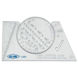 AMES Lettering Guide (Inch & Metric)-AMES LETTERING GUIDE