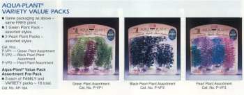 Aqua Ornament Plant Artificial Penn Plax Plus - PRL PLNT VAR
