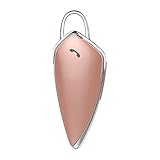 Bluetooth Headset, GreenElec Wireless Earbuds With Clear Voice Capture Microphone, Support Hands-free Calling, Compatible with iPhone, Android, and Other Leading Smartphones (Champagne)