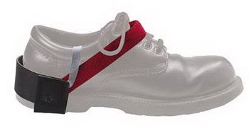 Techni-Stat Heel Grounder, 1 MegOhm Resistor, Red, D-Ring