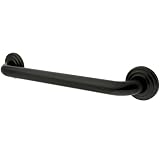 Kingston Brass DR314125 Restoration Decor 12 Inch Grab Bar with 1.25 Inch Outer Diameter, Oil Rubbed Bronze Kingston Brass DR314125 Restoration Decor 12 Inch Grab Bar with 1.25 Inch Outer Diameter, Oil Rubbed Bronze