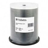 Verbatim - 100 x CD-R - 700 MB ( 80min ) 52x - silver - ink jet printable surface - spindle - storage media