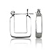 Sterling Silver Polished Square Hoop Earrings title=