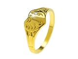 Childerens Sterling Silver Diamond Set Signet Ring