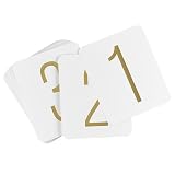  : Gold Foil Table Numbers