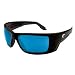 Costa Del Mar Blackfin Sunglasses - Matte Black Frame - Blue Mirror Glass