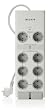 Belkin Conserve Switch, 1800 J, 2 m, Gris, Blanco, 757 g