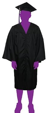 Graduate Gown Package (Cap, Gown, and Tassel) (Black)