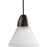 Progress Lighting P5151-20SW Energy Efficient Led Mini-Pendant with Integral Dimmable Transformer, Antique Bronze