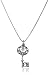 Bob Siemon Sterling Silver Filigree Key Pendant Necklace, 18