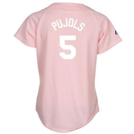 Albert Pujols St. Louis Cardinals Womens Pink Jersey