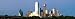 Walls 360 Premium Wall Graphic: Dallas Skyline with Reunion Tower Daytime (54 in x 13.5 in)