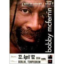 BOBBY McFERRIN Now What Solo Tour 2002 Music Poster