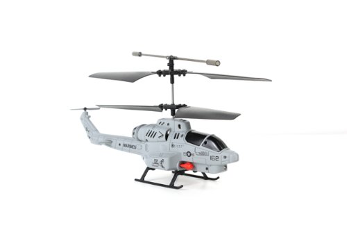 Helizone Combat Figher 3 Channel Gyro Shooting Helicopter - Gray
