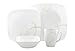 Kitchen & Housewares : Corelle Square Vitrelle 16 Piece Dinnerware Set, Modern Lines