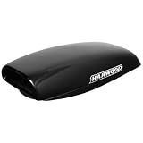Harwood 4163: Hood Scoop, Aero Mini II, 31 1/2 in. Long, 15 in. Wide, 7 in. Tall, Fiberglass, Black Gelcoat, Each