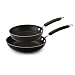Farberware Chroma 8 Inch & 10 Inch Twin Pack, Black