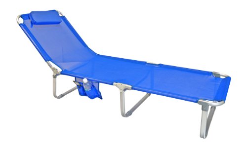UltraLight / Deluxe Beach Chaise / Lounger - Textilene Aluminum Frame