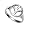 Sterling Silver Ring - Peace Sign - Size: 4-10