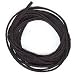 Velvet Black Faux Leather Suede Beading Cord 10 Feet Ultra Microfiber