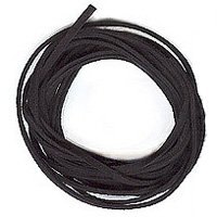 Velvet Black Faux Leather Suede Beading Cord 10Ft