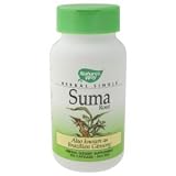 Nature's Way Suma Root (Brazilian Adaptogen)  Certified 500 mg, 100 Capsules