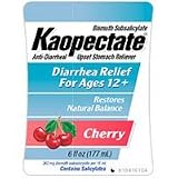 Kaopectate Anti   Diarrheal Upset Stomach Reliever   Diarrheal Relief for Ages 12 Above, Cherry   6 Oz