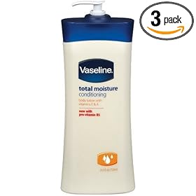 313UNW 96OL. SL500 AA280 PIbundle 3,TopRight,0,0 AA280 SH20  Vaseline Total Moisture Conditioning Body Lotion with Vitamins E & A, Packaging May Vary, 24.5oz. . (Pack of 3)