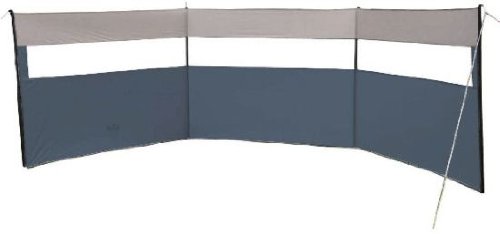 Royal 5 metre windbreak blue silver with windows