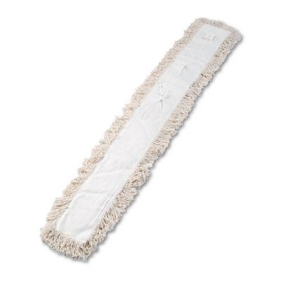 UNISAN Industrial Dust Mop Head, Hygrade Cotton, 60w x 5d, White