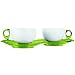 Guzzini Cappuccino Set in Green
