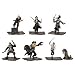 Pirates of the Caribbean At World's End 7 Piece (Captain Jack Sparrow, Will Turner, Barbossa, Davy Jones, Pintel, Ragetti and Jailhouse Dog) 3.5 Inch Action Figures Figurine Set Image