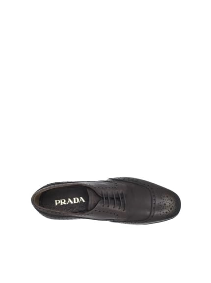 Prada Men's Modified Wingtip Prada Men's Modified Wingtip