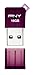 PNY Micro Sleek Attaché 16GB USB 2.0 Flash Drive - Purple -P-FDU16GSLK/PRP-GE