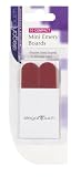 Elegant Touch Manicure Accessories -Mini Emery Boards in pouch