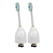 Philips Sonicare HX7002/30 e-Series Replacement Brush Heads, 2-Pack (Frustration Free Packaging)