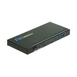 KanaaN HDMI Matrix 4x2 Splitter Switch Umschalter FullHD 1080p + Fernbedienung + HDMI 1.3b + Cinch Audioausgangvon "KanaaN"