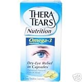 Thera Tears Nutrition, 1200mg Omega-3 Supplement Capsules, 90-Count